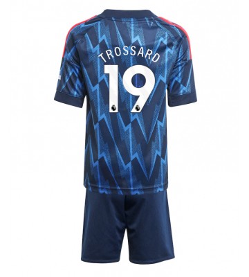 Arsenal Leandro Trossard #19 Udebanetrøje Børn 2025-26 Kortærmet (+ Korte bukser)